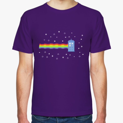 Футболка Nyan Cat &TARDIS