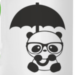 Панда с зонтиком