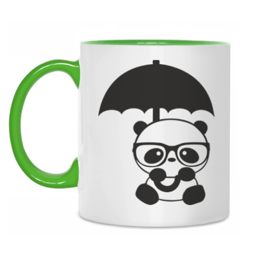 Кружка Панда с зонтиком