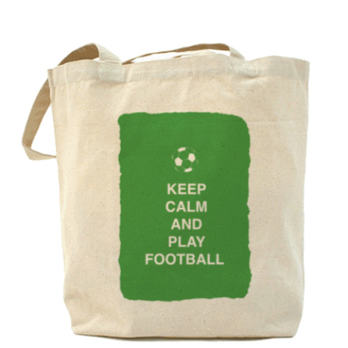 Сумка шоппер Keep calm and play football