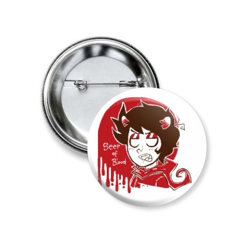 Значок 37мм Homestuck Kankri Vantas God Tiers