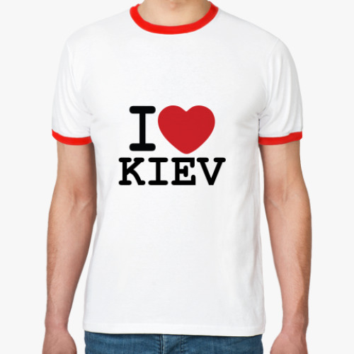 Футболка Ringer-T I Love Kiev