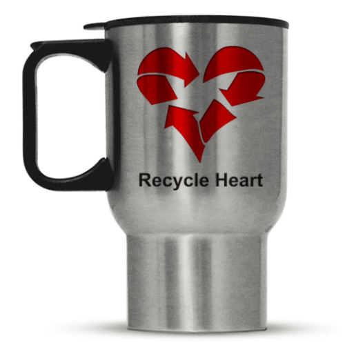 Кружка-термос Recycle Heart