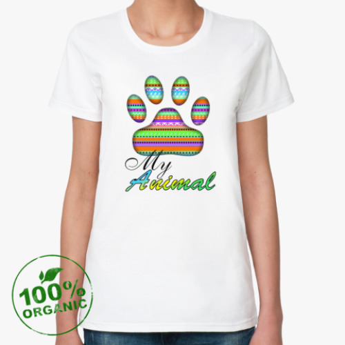 Женская футболка из органик-хлопка My Animal