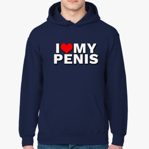 Толстовка худи I love my penis