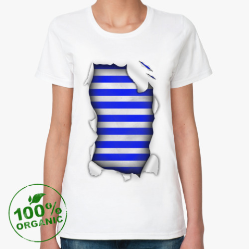 Женская футболка из органик-хлопка Моряк