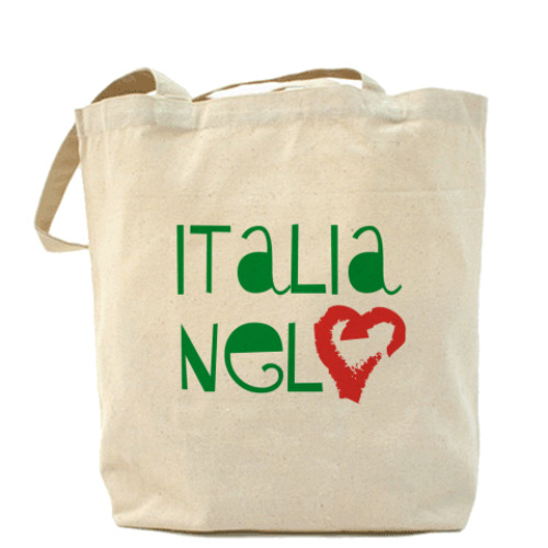 Сумка шоппер Италия в сердце