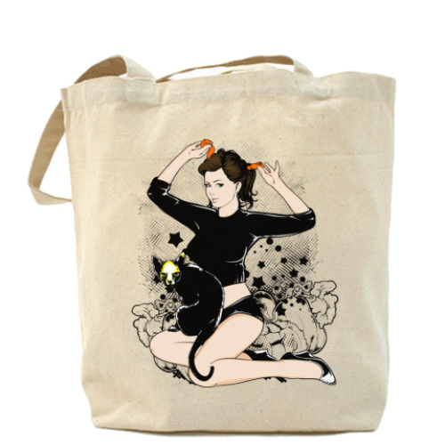 Сумка шоппер Pin-up Halloween
