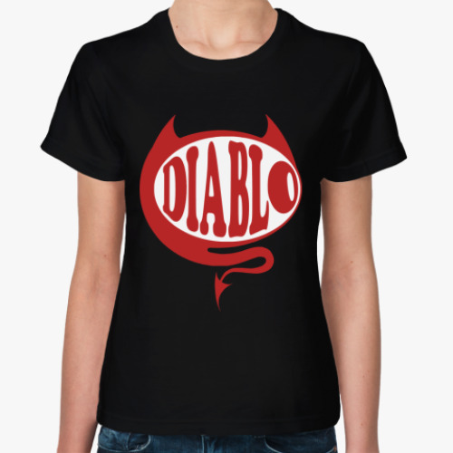 Женская футболка Diablo