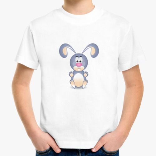Детская футболка кролик