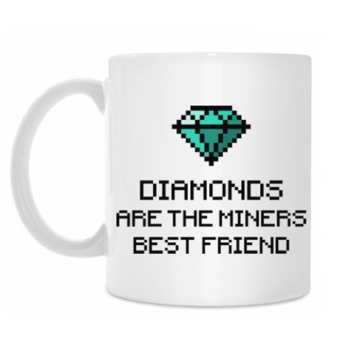 Кружка Minecraft - diamonds