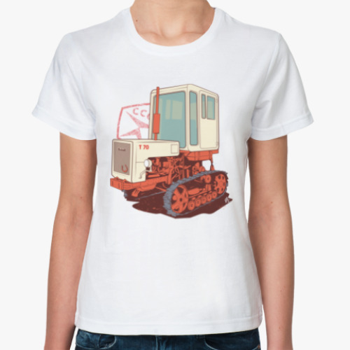Классическая футболка Трактор Т70