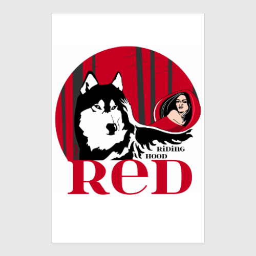 Постер Волк и красная шапочка