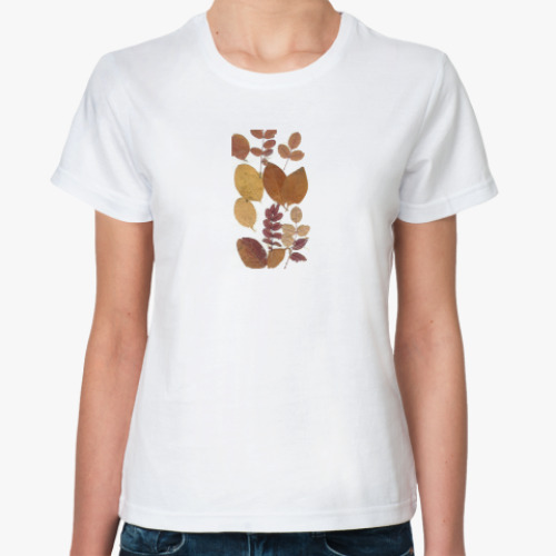 Классическая футболка Осенние листья