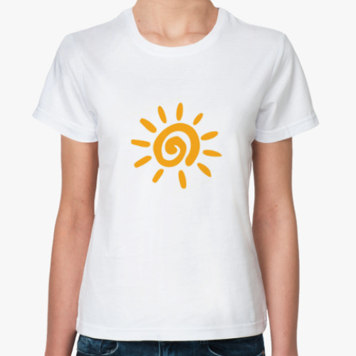 Классическая футболка оптимизм