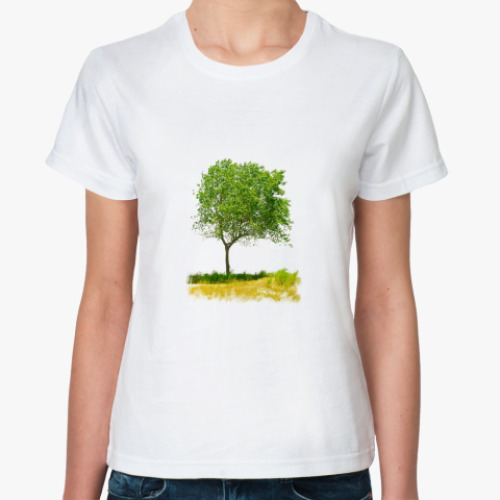 Классическая футболка ''Trees''