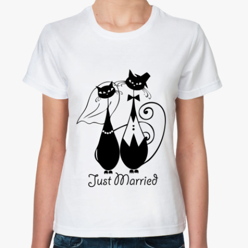 Классическая футболка Just Married