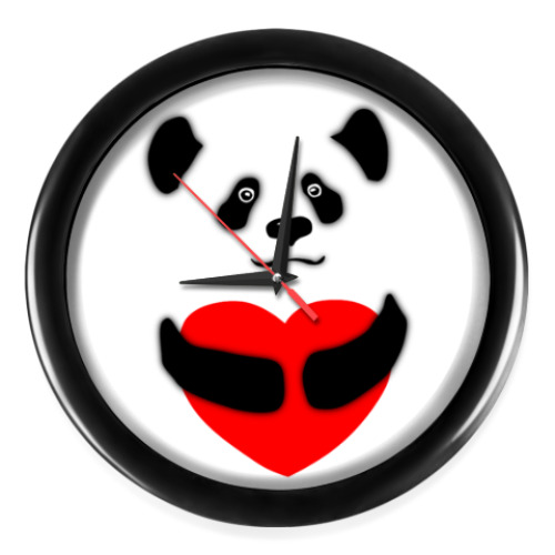 Настенные часы Панда