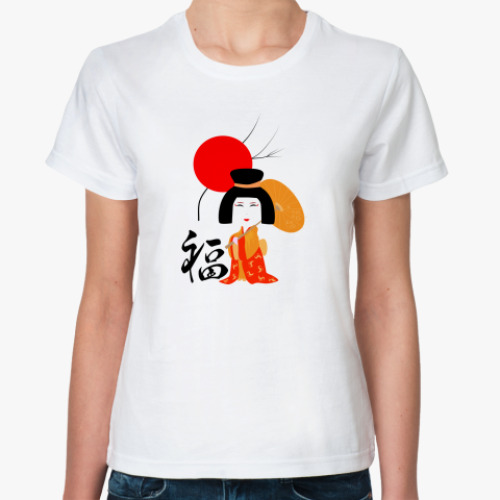 Классическая футболка  'Японка'