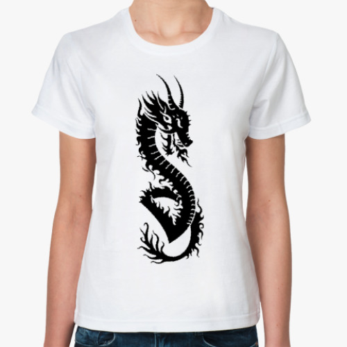Классическая футболка  футболка Драконья
