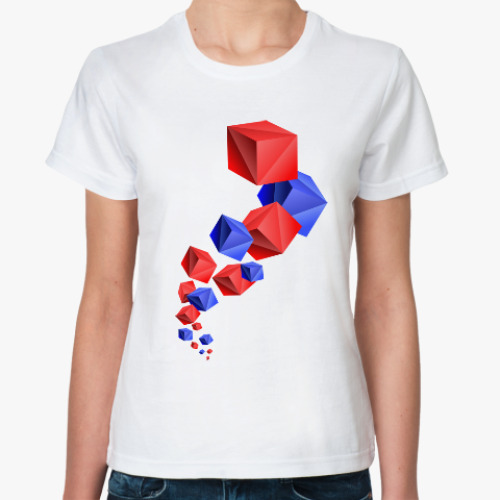 Классическая футболка кубики у рубика