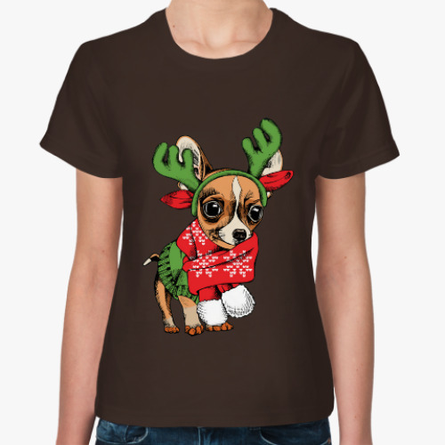 Женская футболка Год собаки
