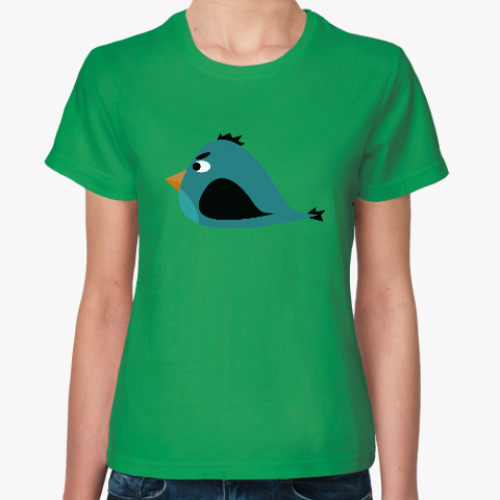 Женская футболка Злая птица