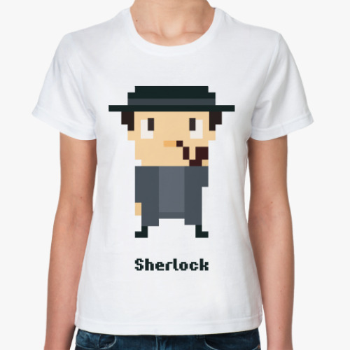 Классическая футболка Шерлок