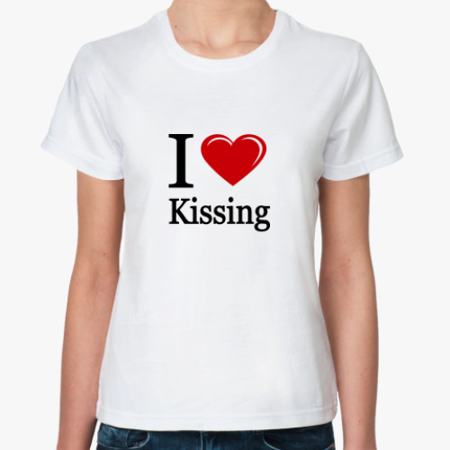 Классическая футболка KISSING