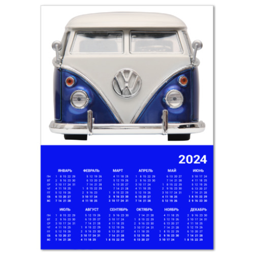 Календарь Volkswagen Bus