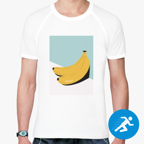 Спортивная футболка Бананы