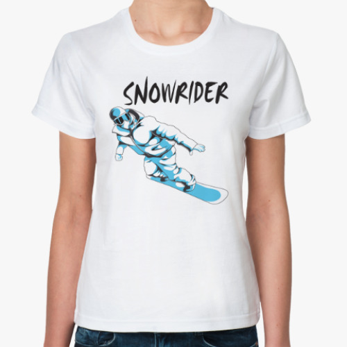 Классическая футболка Snowrider