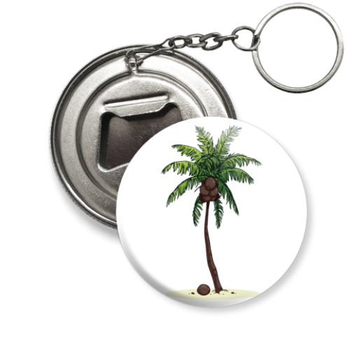Брелок-открывашка Кокосовая пальма