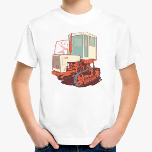 Детская футболка Трактор Т70