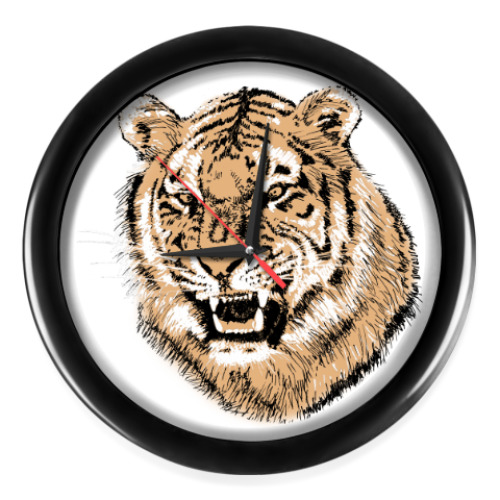 Настенные часы Тигр