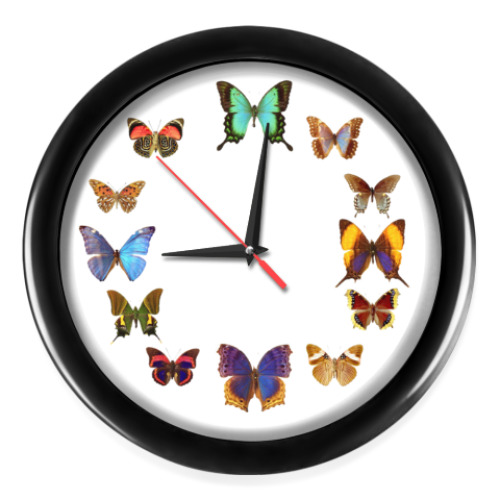 Настенные часы Взмах крыла бабочки