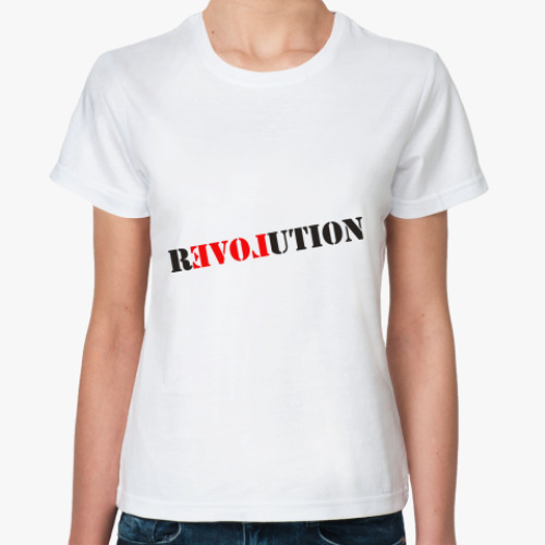 Классическая футболка Love Revolution