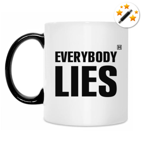 Кружка-хамелеон Everybody lies