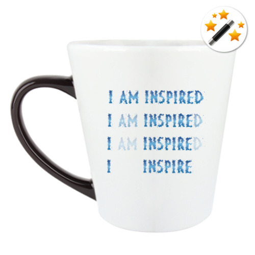 Кружка-хамелеон I am inspired & I inspire