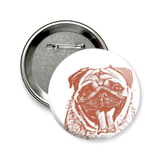 Значок 58мм Dog
