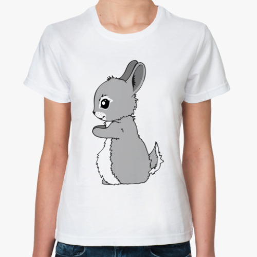 Классическая футболка Милый кролик