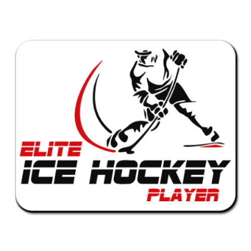 Коврик для мыши Elite Ice hockey player