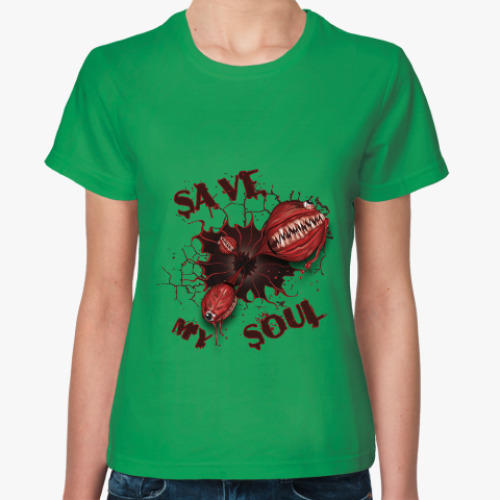 Женская футболка Спасите мою душу