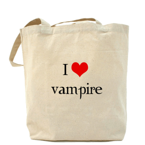Сумка шоппер I Love vampire
