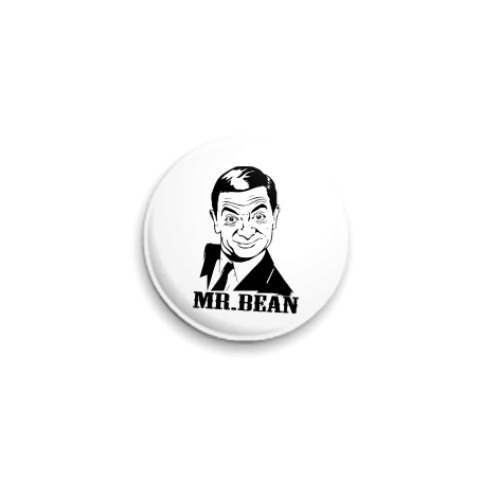 Значок 25мм  Mr.Bean