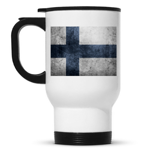 Кружка-термос 'Финский флаг'