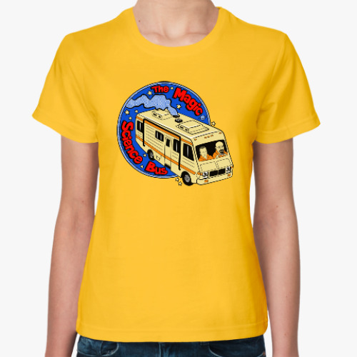 Женская футболка Волшебный автобус
