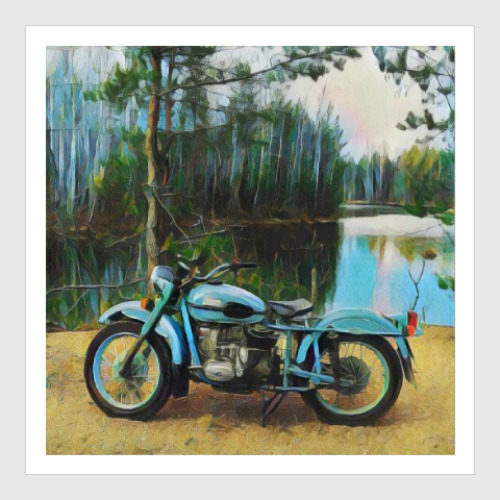 Постер 'Эхо СССР' Мотоцикл УРАЛ