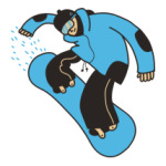 snowboard