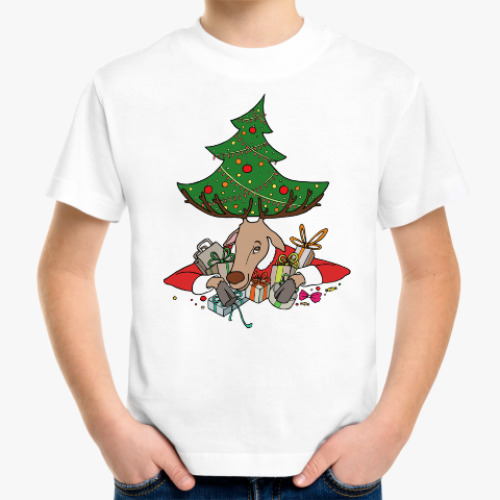 Детская футболка Жадный олень